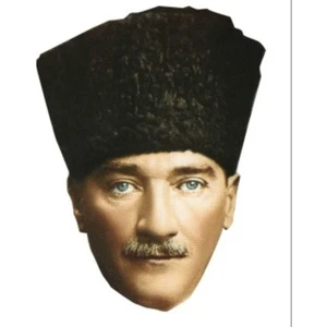 Karton Atatürk Maskesi 10 Lu Paket