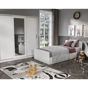 Kzn Home Anemon 3 Parçalı Tek Kişilik Mdf Genç Odası Takımı