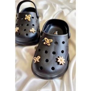 bella  Taşlı Çocuk Sandalet Terlik