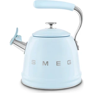50's Style Set Üstü Düdüklü Kettle Pastel Mavi 2.3 Lt