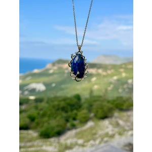 Doğaltaş Otantik Lapis Taşı Kolye