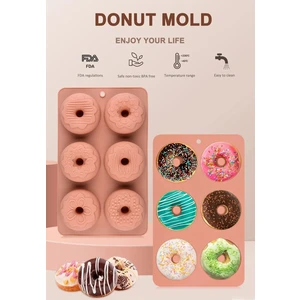 Siliko World Donut Kalıbı Silikon
