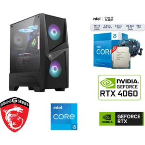 Gaming Pc  Ddr5 -8 GB Rtx 4060 -  Intel Core I5 -Ddr5 16GB Ram - 1 Tb M.2 SSD - Windows 11 Pro
