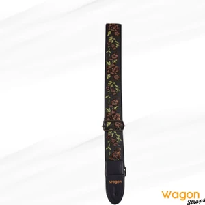 Straps Vintage Serisi Gitar Askısı - Brown Garden