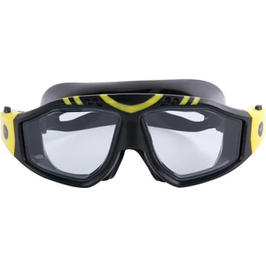 Yetişkin Yüzücü Gözlüğü GL6 Smoke Black - Yellow