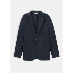 Boris Becker Lacivert Renk Keten Karışımlı Blazer Ceket