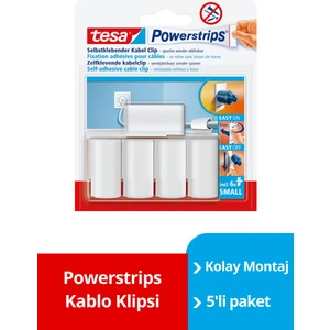 Tesa® Powerstrips Kablo Klipsi