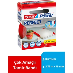 Tesa® Ekstra Power Kusursuz Tamir Bandı, Kırmızı