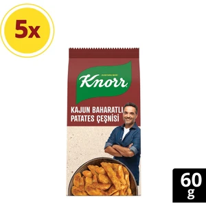 Kajun Baharatlı Patates Çeşnisi 60G X5 Adet