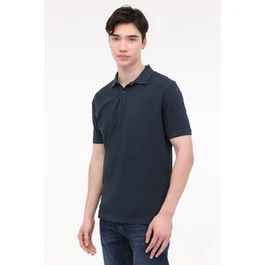M-Bs20 Bsc Polo T-Sh 4Fx Indigo Erkek Kısa Kol T-Shirt