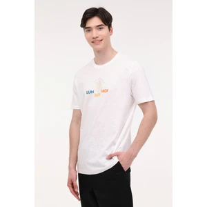 Ml Forest 11Urb343-066 4F Ekru Erkek Kısa Kol T-Shirt