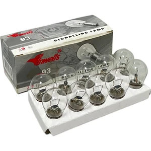 12V 21W 93 Yakın Tırnak Sinyal ve Far Ampulü 10 Adet