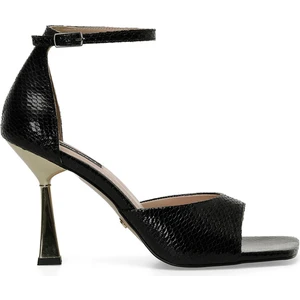Nine West Vadoca 4fx Siyah Kadın Topuklu Sandalet