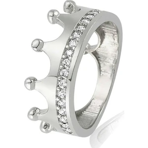 Takı Dükkanı Gümüş Kraliçe Tacı Yüzük Taşlı wsr90