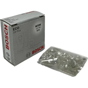 Eco T10 12V Büyük Dipsiz 5W-5W Gösterge, Park Ampulü 10 Adet