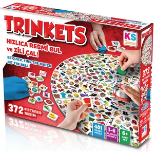 Trinkets Zilli Görsel Dikkat Refleks Kutu Oyunu - Eğlenceli Dikkat ve Gözlem Oyunu