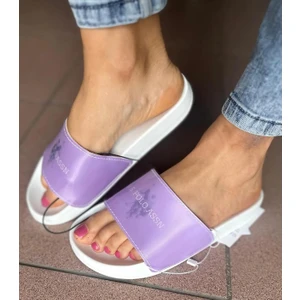U.S. Polo Assn. U.S. Polo Assn. 4m Sebaste 4fx  Kadın Mor Plaj Terliği A10168690912010