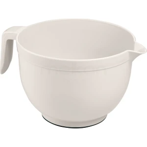 Melkan Home Mikser Kase, Çırpma Kabı, Kulplu Mikser Karıştırma Kabı 3 Litre Krem Mikser Kabı