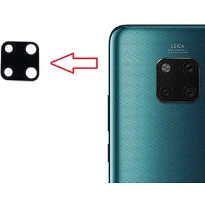 Huawei Mate 20 Pro Arka Kamera Camı Lens Yapışkanlı