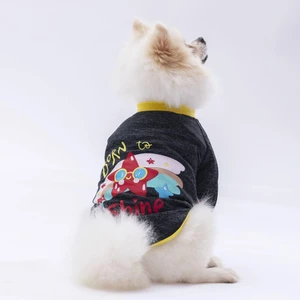 Siyah Shine Kedi Köpek Sweati