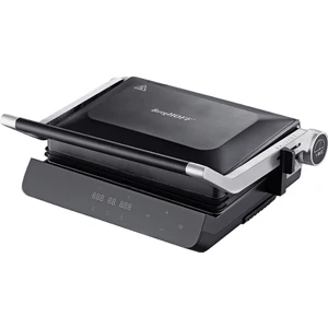 Gem Tıtan Siyah Çelik Kapaklı Contact Izgara ve Tost Makinesi