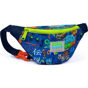 Coral High Kids Saks Grafiti Desenli Bel Çantası 11519