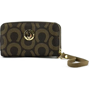 U.S. Polo Assn. Kadın Cüzdanı Kahve USC23363