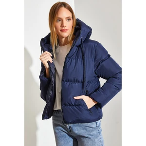 Kadın Kapüşonlu Şişme Mont