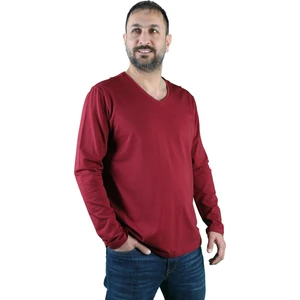 Erkek Süprem V Yaka Uzun Kollu Tişört