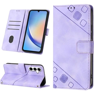 SZY Market Samsung Galaxy A35 5g Için Kılıf Manyetik Deri Cüzdan Kapak Çevirin Kart (Yurt Dışından)