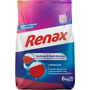 Renax Çamaşır Makinesi Deterjanı Renkliler 6kg
