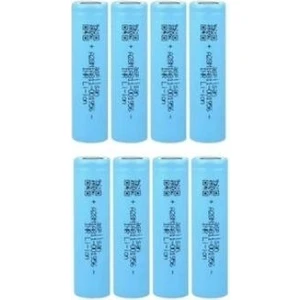 INR18650A28 3.7V 2900 mah 25A Discharge Şarjlı Li Ion Pil 8 Adet Set