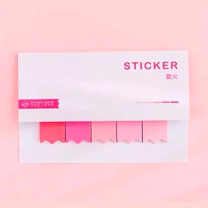 Sibga Tasarım Renkli Postit Post It Post It Kitap Ayracı Ayraç Postit Sticker Not Kağıdı Kağıt Postit 100 Yaprak