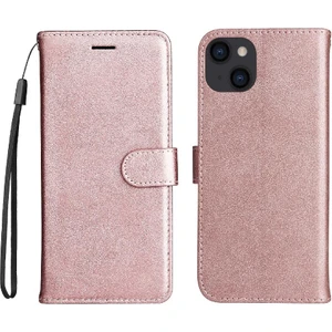 YH Market Kart Yuvası ile iphone 14 Için Flip Case Artı Yüksek Kaliteli Deri Klasik (Yurt Dışından)