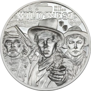 Wild West 2024 1 Ons 31.10 Gram Gümüş Sikke Coin (999.9)