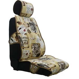 Koruyucu Oto Koltuk Minderi Desenli 2'li Set