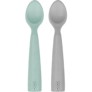 Oioi Nam Nam Kaşık 2li 6+ Ay River Green - Powder Grey