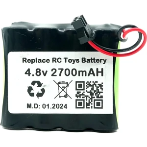 Eufy Rastar 4.8V 2700MAH Oyuncak Araba Bataryası Siyah Soket