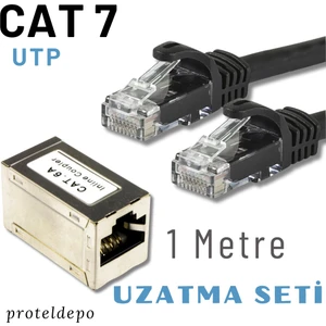 1 Metre Cat7 Utp Kablo Uzatma Seti, Ethernet Kablo ve Ekleyici