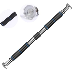 Uzun Süngerli Vidalı Duvar Pimli Barfix Demiri Barfiks Çubuğu Koridor Barfiks Barı 80-130 cm Arası Ayarlanabilir