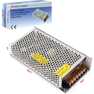 MRW-180-12 Metal Kasa Adaptör 12 Volt 15 Amper