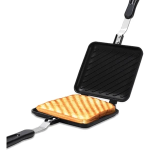 Izgara Sandviç Makinesi Ekmek Tost Kahvaltı Makinesi Hotdog Sandviç Tava Yapışmaz Alüminyum Çevirme Tava Mutfak Aracı (Yurt Dışından)