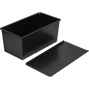 450G Karbon Çelik Ekmek Somun Tavası Kapaklı Ekmek Tost Kalıp Kapaklı Ağır Profesyonel Ekmek Yapma Makinesi Tava (Yurt Dışından)