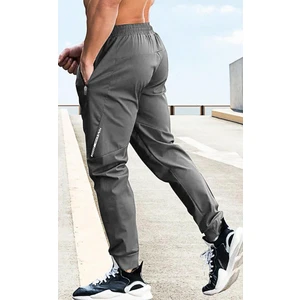 Ghassy Co. Erkek Run Ultra Hafif Egzersiz Aktif Joggers Spor Dar Paça Eşofman Altı