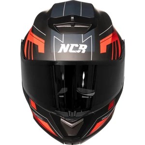 Stars Çene Açılır Kask Siyah Vizörlü Kırmızı