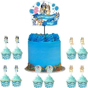 Parti Dükkanım Bluey Cake Topper Set