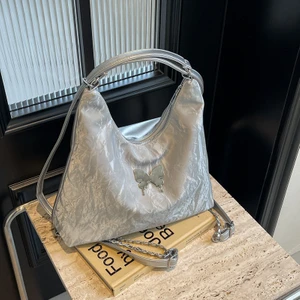 Kadınlar Için Kadın Çantası 2024 Yeni Büyük Kapasiteli Banliyö Sırt Çantası Yaz Çok Yönlü Tek Omuz Crossbody Çanta Üst Düzey Sırt Çantası (Yurt Dışından)