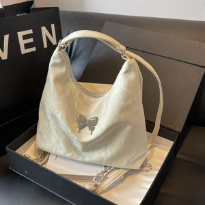 Kadınlar Için Kadın Çantası 2024 Yeni Büyük Kapasiteli Banliyö Sırt Çantası Yaz Çok Yönlü Tek Omuz Crossbody Çanta Üst Düzey Sırt Çantası (Yurt Dışından)