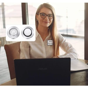 3m Yapışkanlı Rozet Mıknatısı Yuvarlak Yaka Kartı Mıknatısı Isimlik Mıknatısı 21 mm Çap