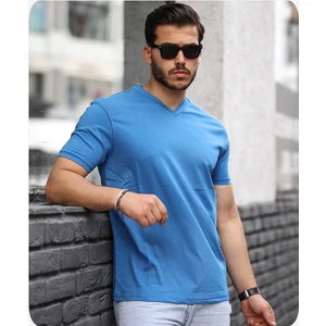 Men's Style Mens Style Pamuklu V Yaka Tişört